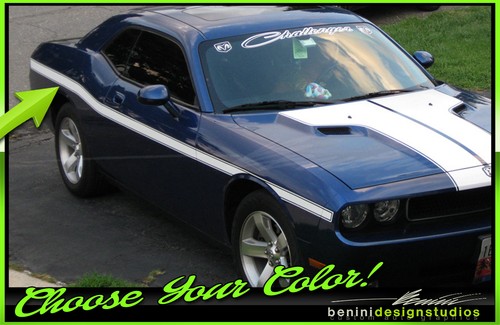Side stripes fit dodge - stripes,